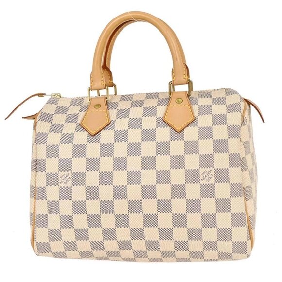 Louis Vuitton Damier Azur Speedy 25 Handbag N41534 MB0038 155258 - Picture 2 of 10